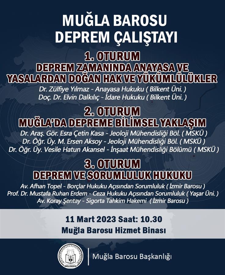 DEPREM ÇALIŞTAYI