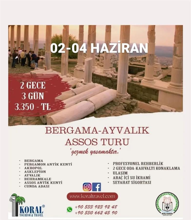 BERGAMA-AYVALIK-ASSOS TURU
